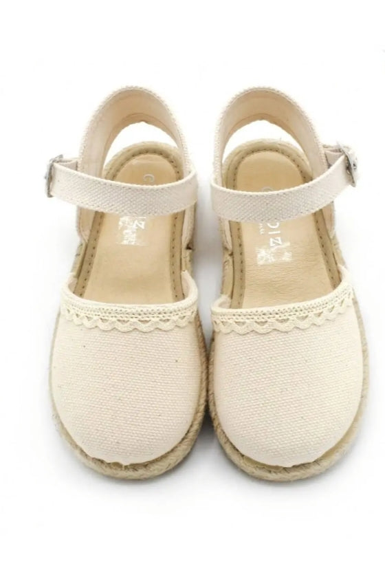 Esparteña beige
